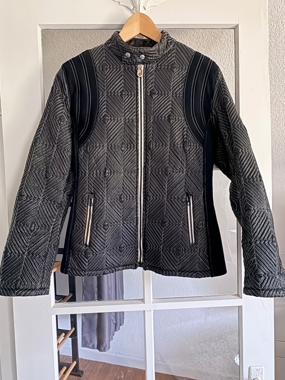 Rare 90s Vintage Diesel Women’s Quilted Moto Jacket
